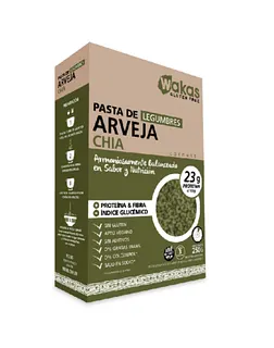 Pasta de Legumbres de Arveja y Chia (Wakas)