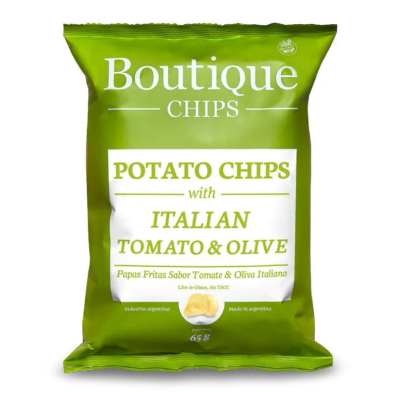 Chips de Papas Italian Tomato y Olive x 65 gr (Boutique)