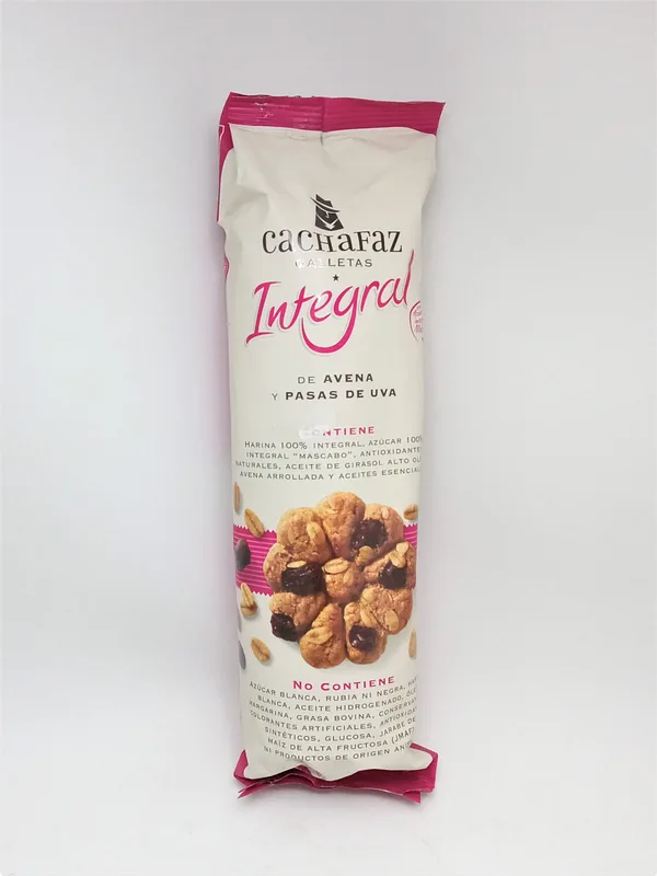 Galletas Integrales de Avena y Pasas de Uva Cachafaz (Cachafaz)