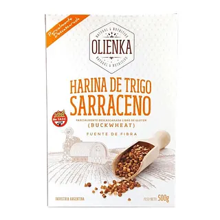 Harina de Trigo Sarraceno Parcialmente Descascarada (Olienka)