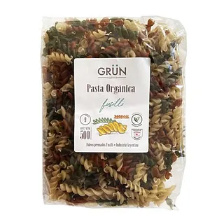 Pasta Organica Fusilli x 500 gr (Grun)