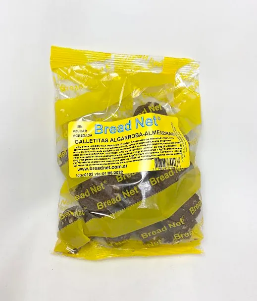 Galletas de Algarroba y Almendras (Bread Net)