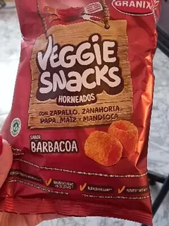 Veggie Snacks Sabor Barbacoa x 45 gr (Granix)