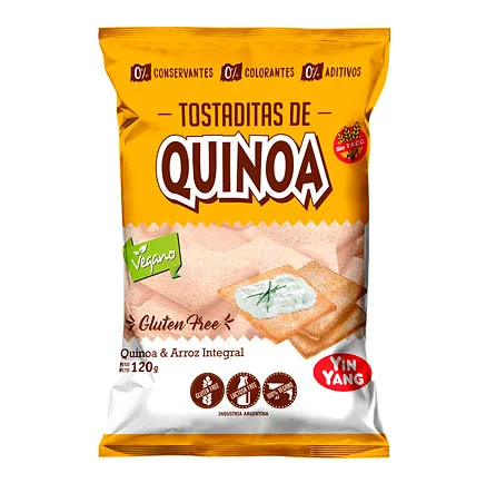 Tostadas de Quinoa (Yin Yang)