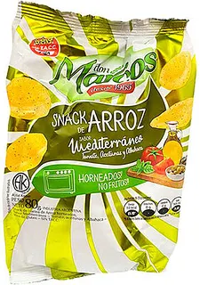 Snack de Arroz Mediterranea x 80 gr