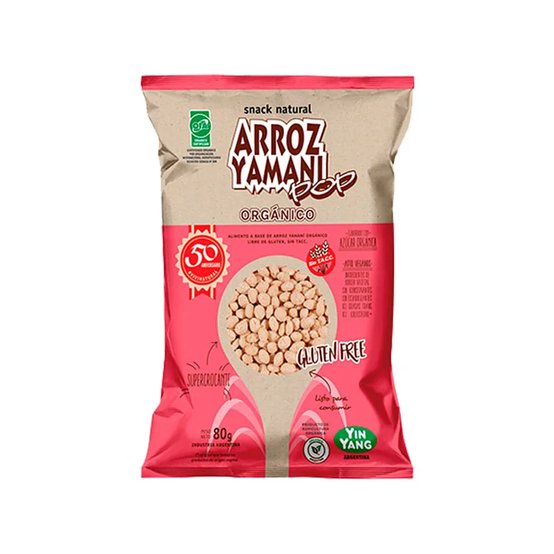 Arroz Yamani Organico Pop x 80 gr (Yin Yang)