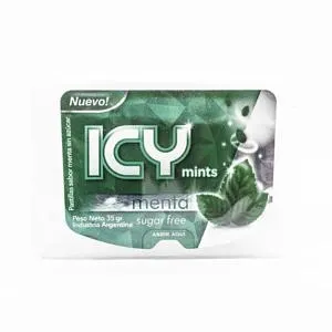 Pastillas de Menta Sin Azucar x 35 gr (ICY)