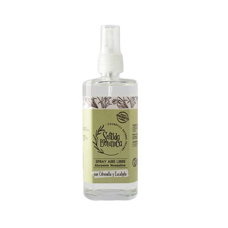 Spray Aire Libre Ahuyenta Mosquitos con Citronella y Eucalipto x 120 ml (Sentida Botanica)