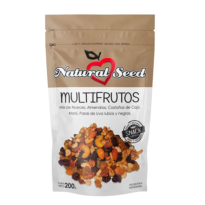 Multifrutas x 200 gr (Natural Seed)