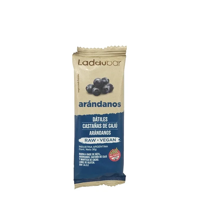 Barrita Arandanos x 30 gr x 12 u (Laddu)