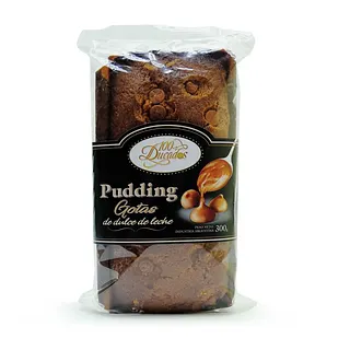 Pudin con Gotas de Dulce de Leche x 300 gr (100Ducados)