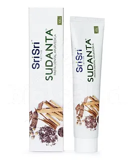Sudanta Pasta Dental Ayurvedica Libre de Fluor x 200 gr (Sri Sri)