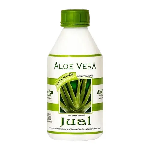 Jugo de Aloe Vera con Clorofila sabor Jengibre x 250 ml (Jual)