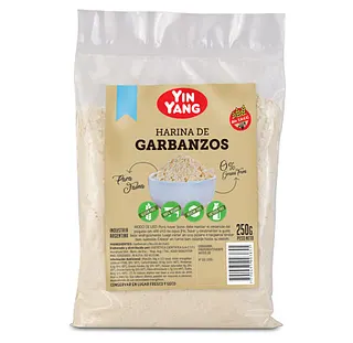 Harina de Garbanzo para Faina x 250 gr x 10 u (Yin Yang)
