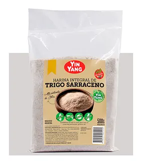 Harina Integral de Trigo Sarraceno x 500 gr (Yin Yang)
