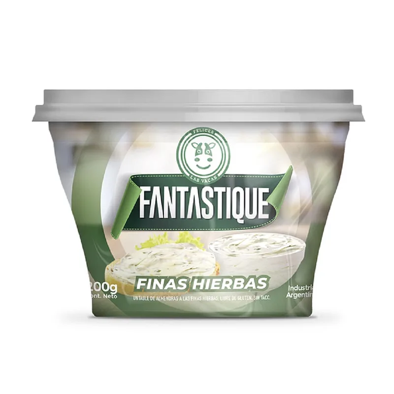 Queso Fantastique Finas Hierbas x 200 gr (Felices Las Vacas)