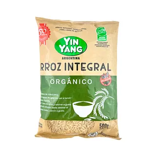 Arroz Integral Organico x 500 gr x 10 u (Yin Yang)