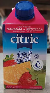 Jugo Naranja y Frutilla x 500 ml (Citric)