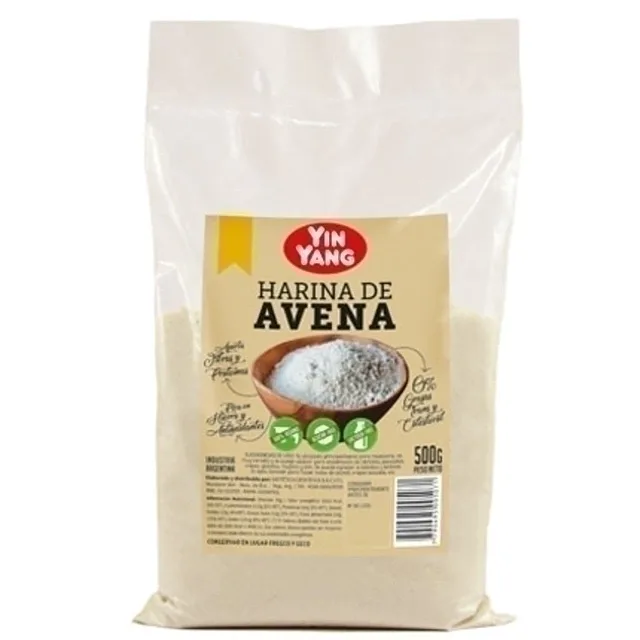 Harina de Avena x 500 gr x 10 u (Yin Yang)