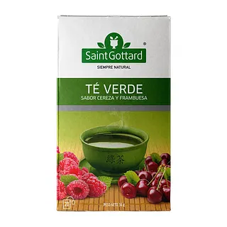 Te Verde con Cereza y Frambuesa ( Saint Gottard)