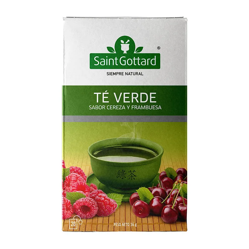 Te Verde con Cereza y Frambuesa ( Saint Gottard)