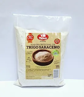Harina Integral de Trigo Sarraceno x 500 gr x 10 u (Yin Yang)