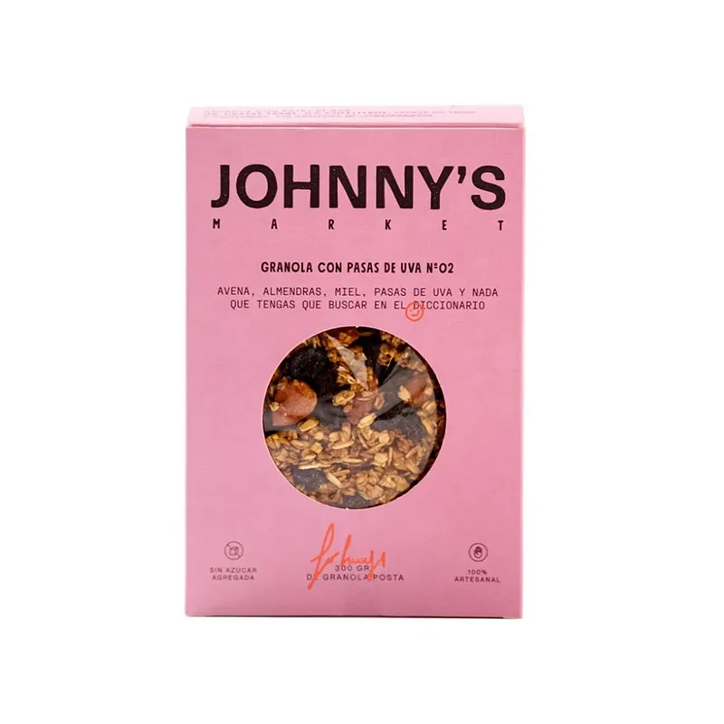 Granola con Pasas x 300 gr (Johnnys Market)