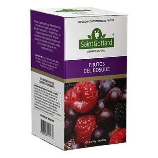 Te Frutos del Bosque x 20 u (Saint Gottard)
