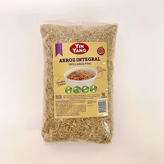 Arroz Integral Grano Largo x 1 kg x 10 u (Yin Yang)