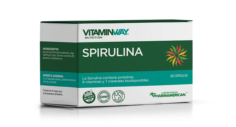 Spirulina x 60 cap (Vitaminway)