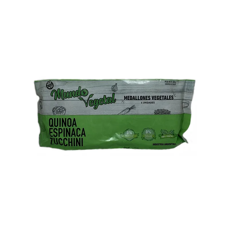 Medallones de Quinoa y Espinaca (Mundo Vegetal)
