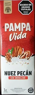 Leche de Nuez Pecan Sin Azucar x 1 lt (Pampa Vida)