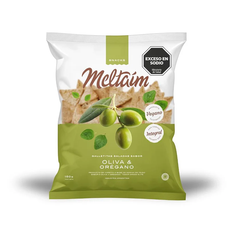 Snack de Oliva y Oregano Vegano (Meltaim )