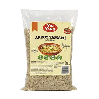 Arroz Integral Yamani Organico x 500 gr x 6 u (Yin Yang)