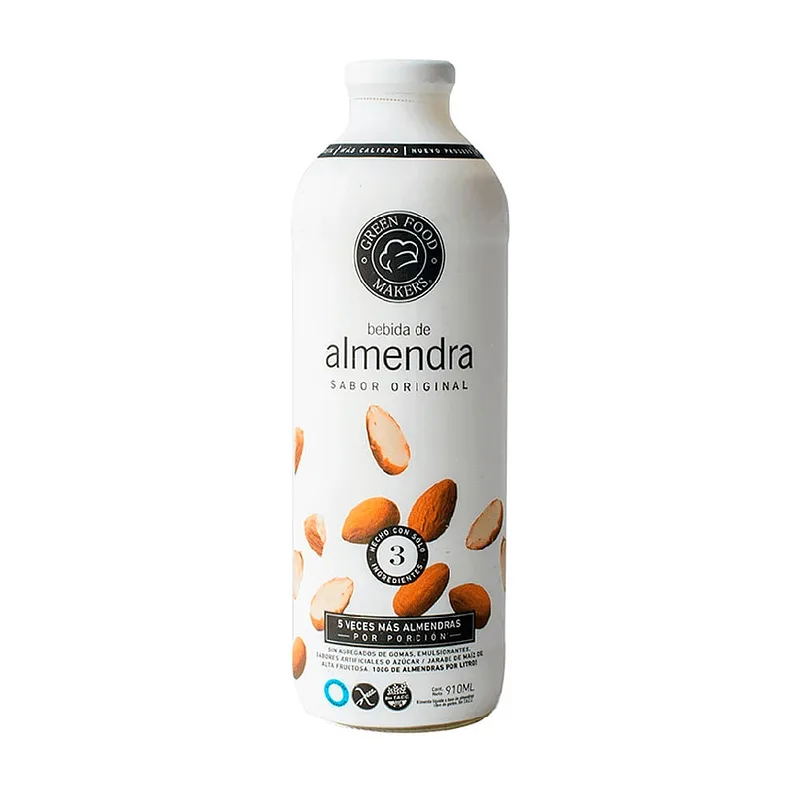 Bebida de Almendras x 910 ml (Green Food Makers)