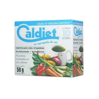 Caldo de Verduras Dietetico Sin Sal en Sobres x 50 gr (Caldiet)