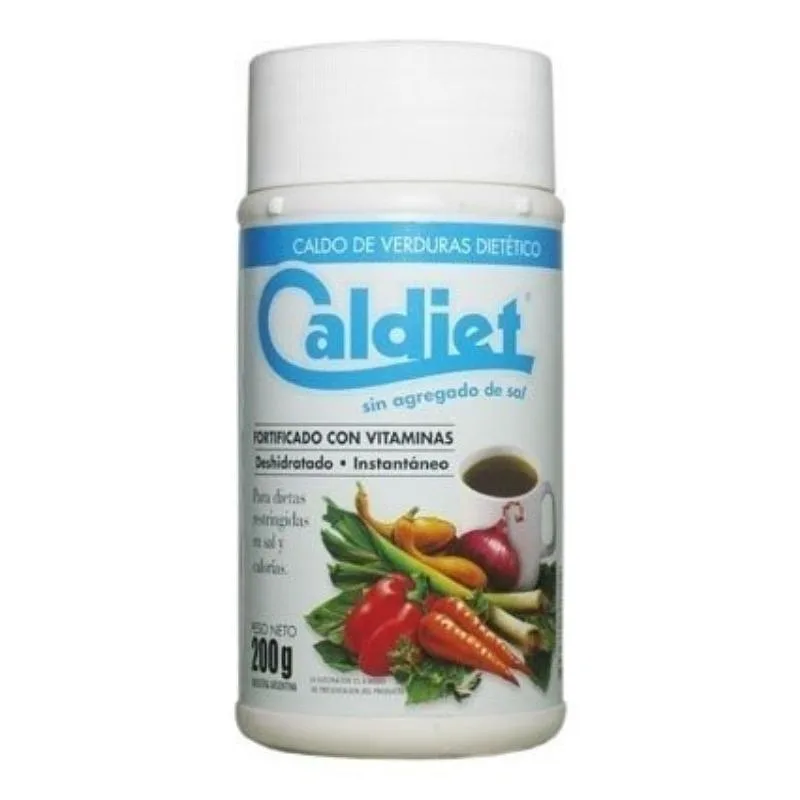 Caldo de Verduras en Frasco Sin Sal x 200 gr (Caldiet)