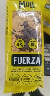 Barra de Cereal Fuerza x 45 gr (Mole)