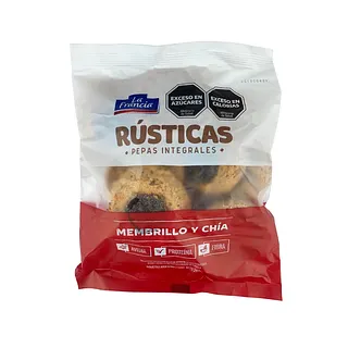 Pepas Rusticas de Membrillo y Chia x 250 gr (La Francia)