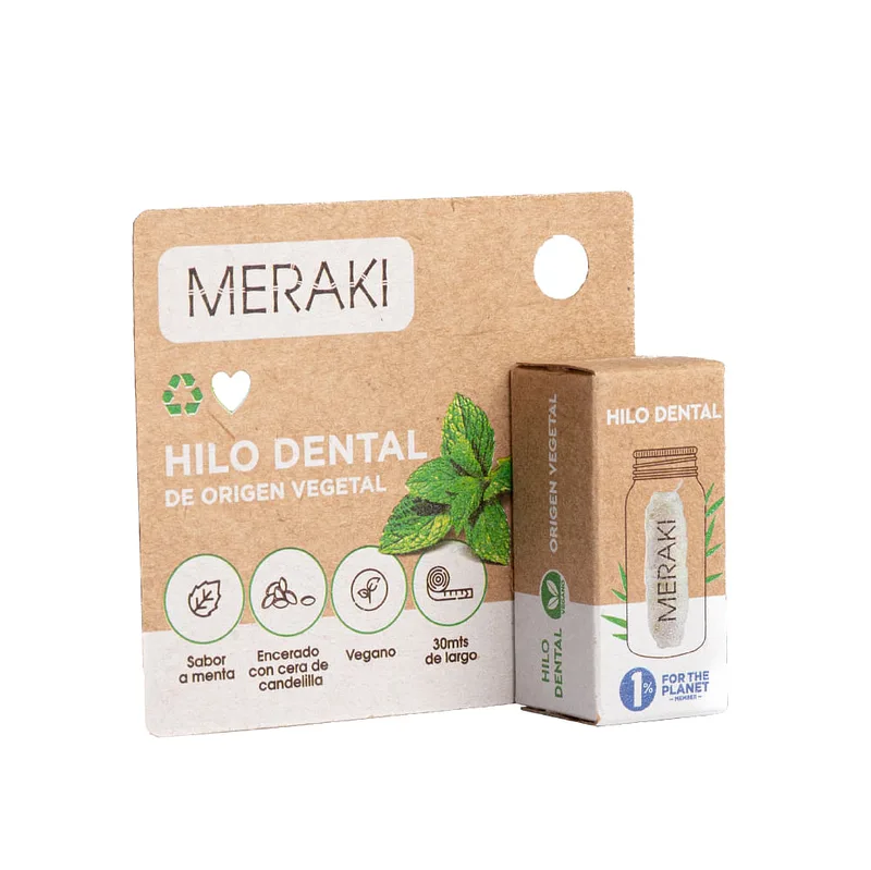 Hilo Dental en Frasco de Vidrio x 1 u (Meraki)