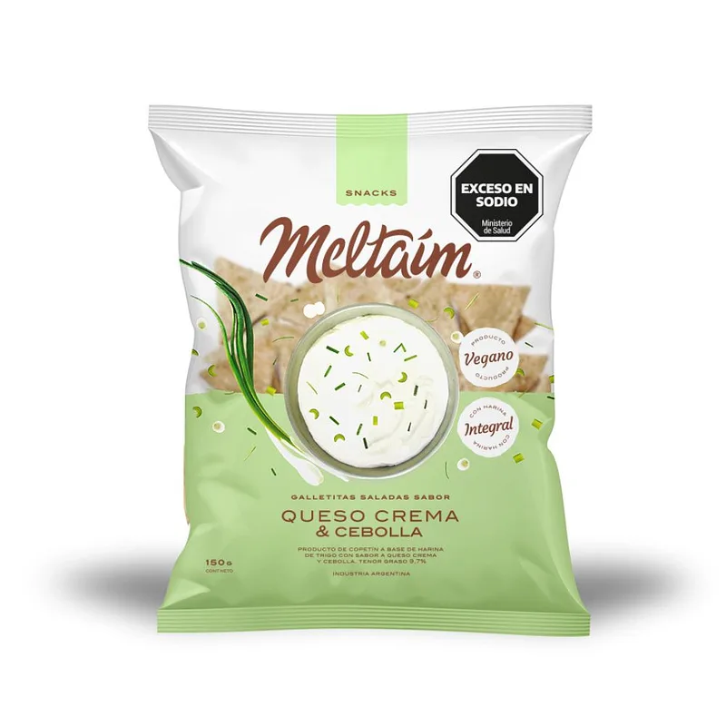 Snack Queso Crema y Cebolla (Meltaim)