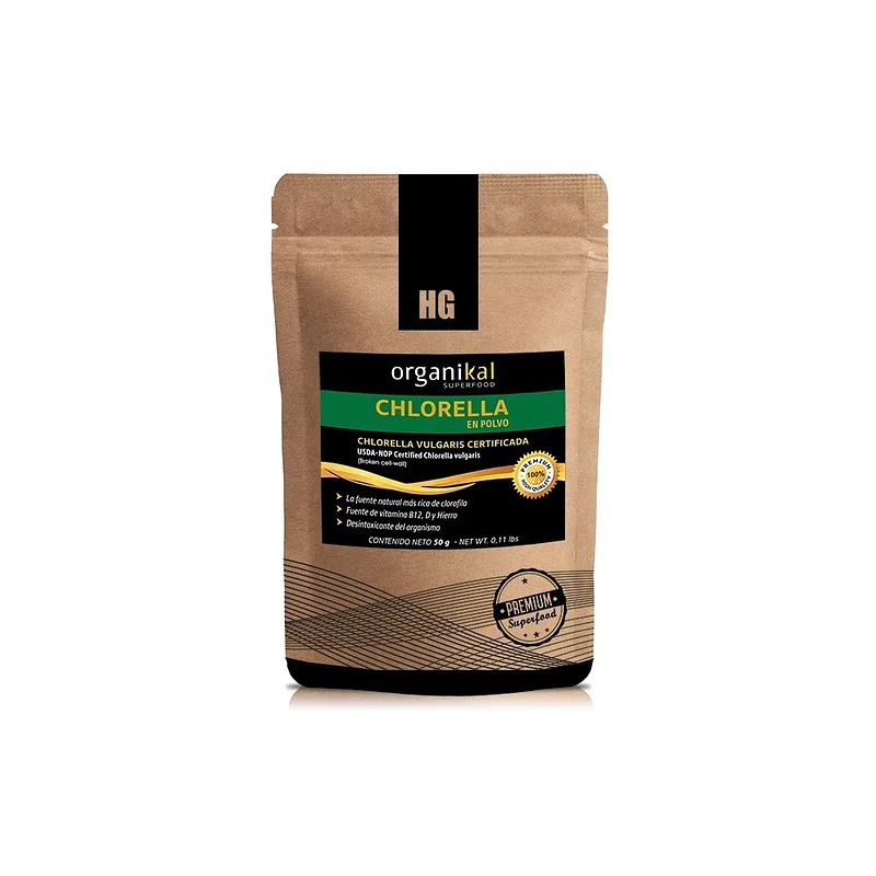 Chlorella en Polvo x 50 gr (Organikal)