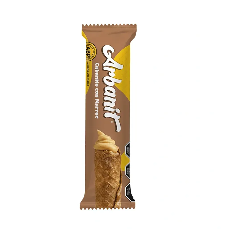 Cubanitos Rellenos de Pasta de Marroc Veggie x 28 gr x 12 u (Arbanit)