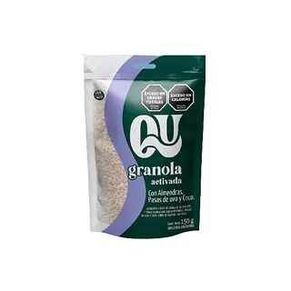 Granola Activada con Pasas de Uva x 150 gr (Qu)