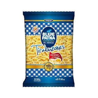 Fideos de Arroz Tirabuzones x 500 gr (Blue Patna)