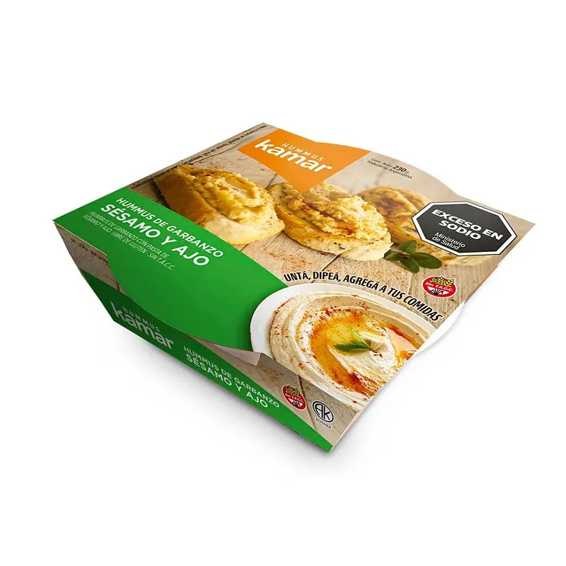 Hummus Sesamo y Ajo (Kamar)