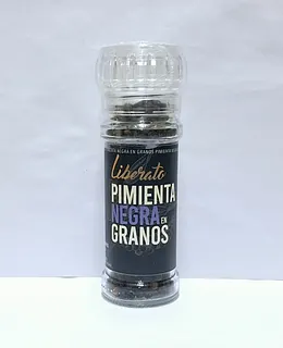 Molinillo Pimienta Negra en Granos x 55 gr (Liberato)