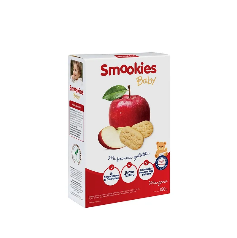 Smookies Baby Manzana x 150 Gr