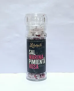 Molinillo Sal Marina con Pimienta Rosa x 90 gr (Liberato)