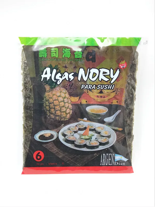 Algas Nori x 6 u (Argendiet)